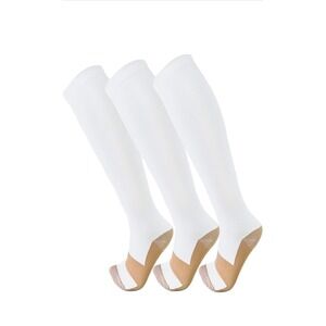 FuelMeFoot Women's Men's Copper Compression Socks 3-Pack, L/Xl